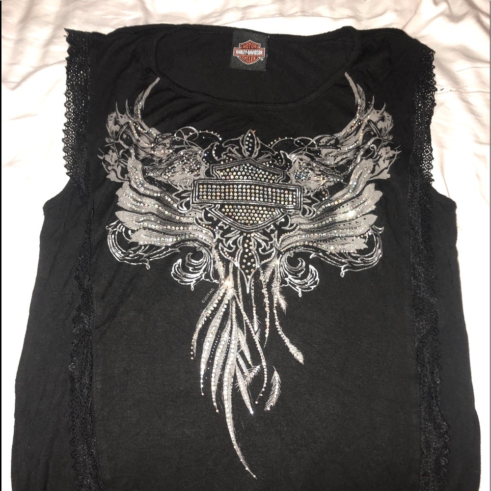 Harley Davidson large stretchy material